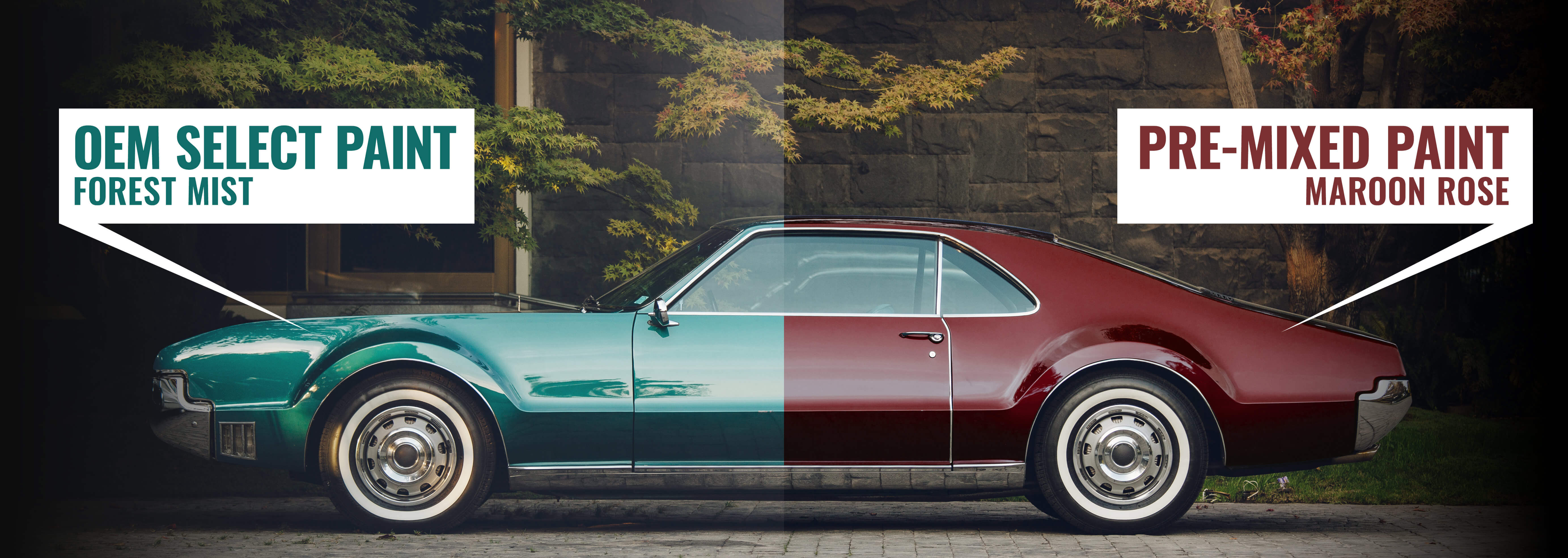 OEM Select Paint OR Pre-Mixed Paint. See the difference.