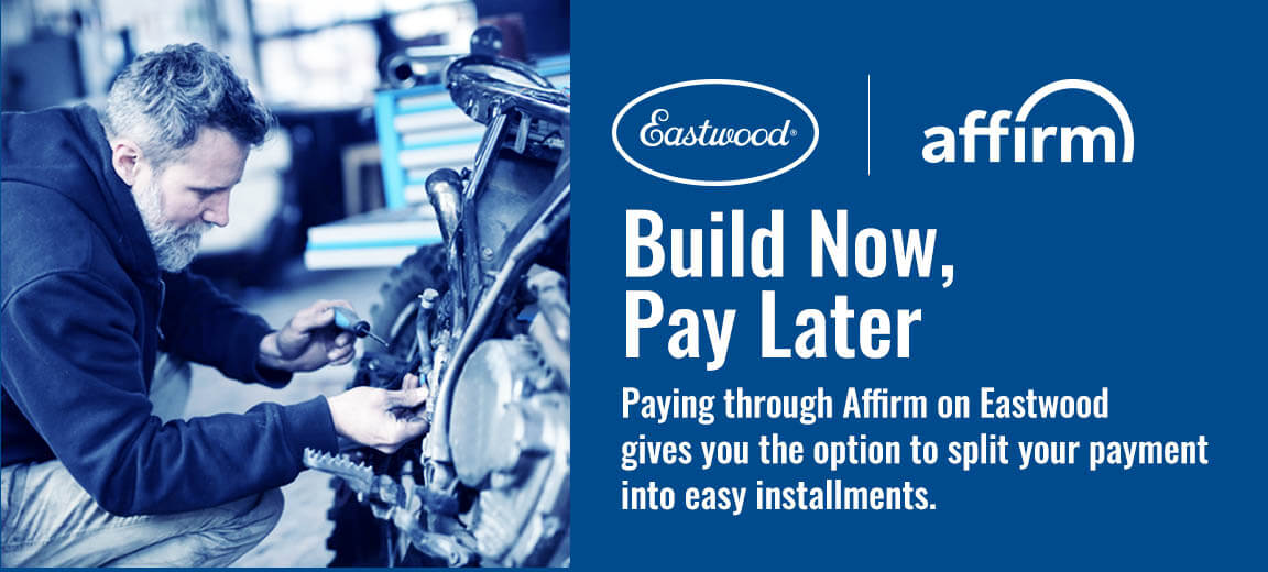 Eastwood partners with Affirm - Build Now, Pay Later - Paying through Affirm on Eastwood gives you the option to split your payment into easy installments.